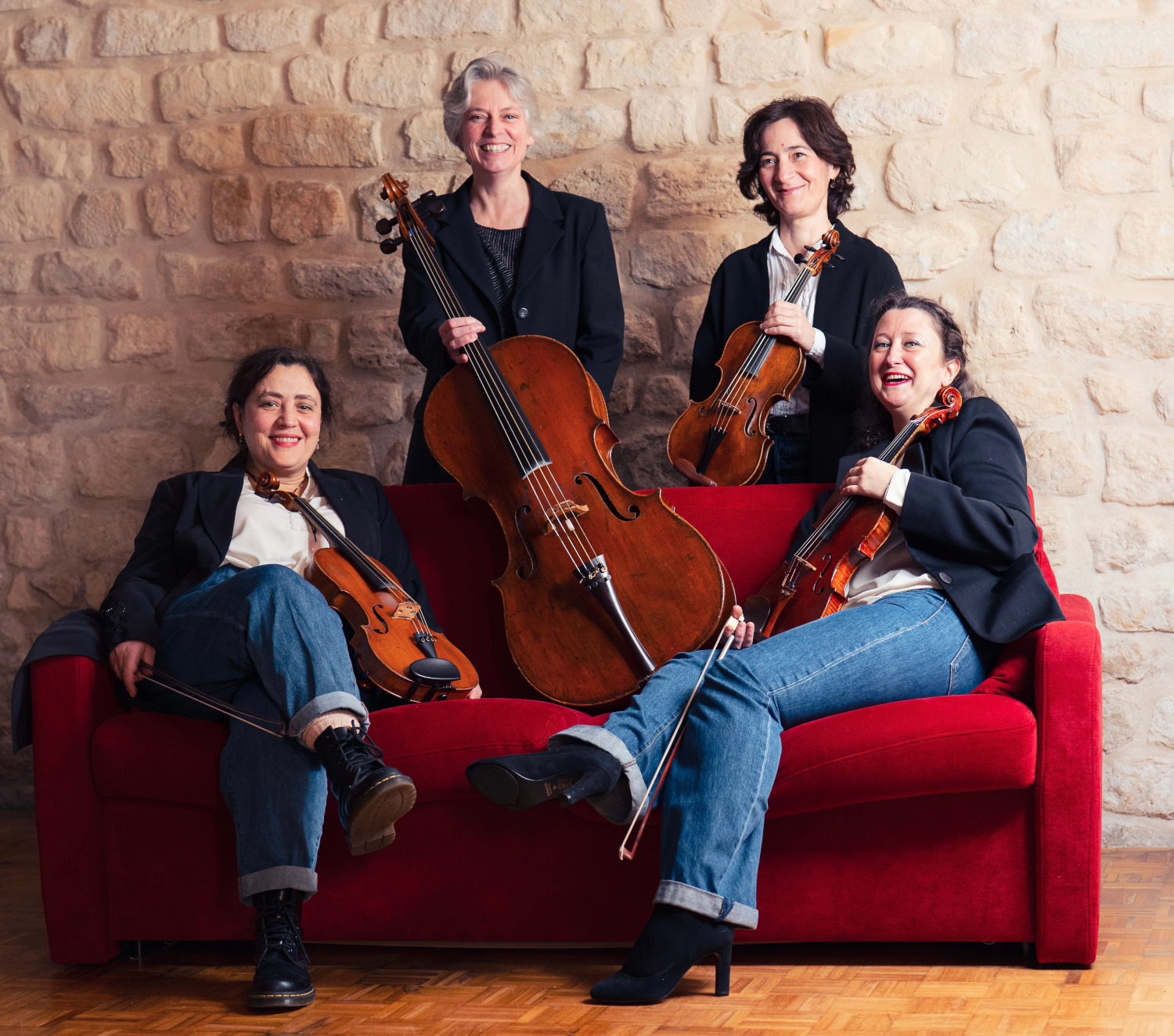 Les musiciennes du Quatuor Landolfi